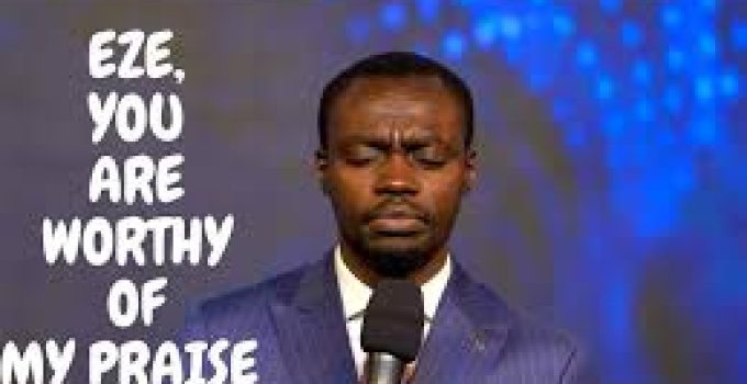 Download Music Mp3 –Nathaniel Bassey – Eze (You Are Worthy Of My Praise) Video & Lyrics